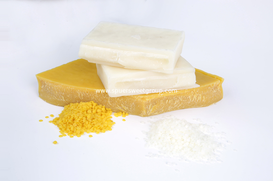 Food grade and cosmetic grade yellow beeswax, bulk bee wax block/granules