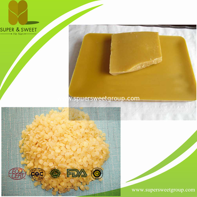 Bulk Filtered Natural Waxes White Bleach Beeswax Pellets for Cosmetic