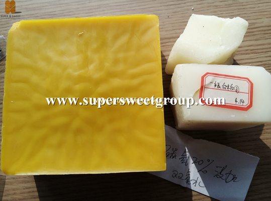 Premium Grade Triple Filtered Organic Yellow Beewax slabs, bars, and pellets