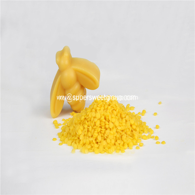 Bulk Wholesale Cosmetic grade yellow beeswax pastilles/pellets