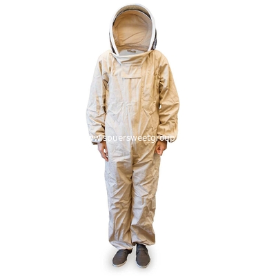 Full Body Professional Beekeeping Cloth Hooded Bee Suit