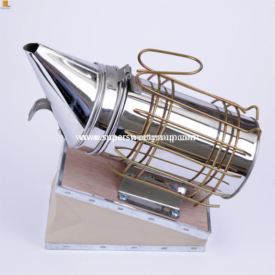 Beekeeping equipment stainless steel leather bee smoker for sale