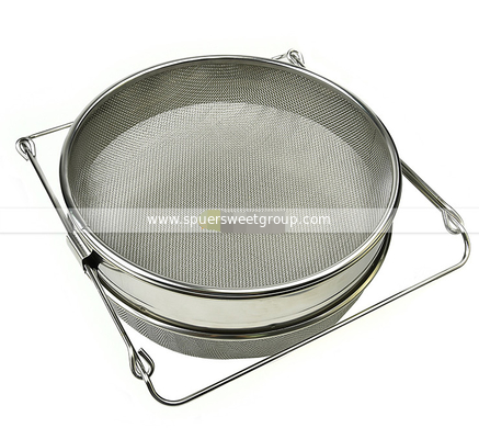 high quality stainless steel double layer honey strainer beekeeping tools