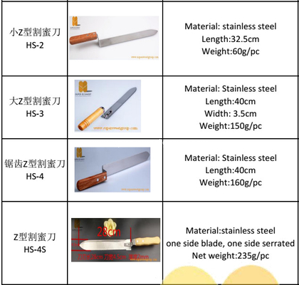 Beekeeping tools stainless steel electrical honey knife / uncapping knife