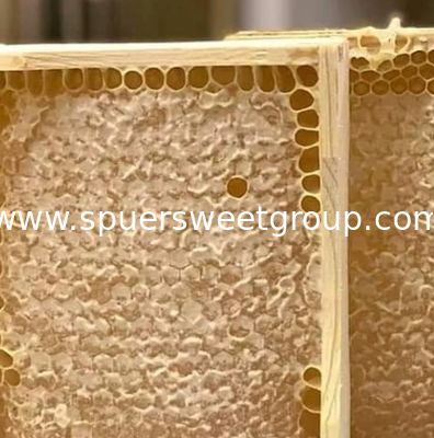 100% Pure Combing Honeycomb Airtight Food Grade Raw Honeycomb Taste Crunchy Chewy Jujube Honey Nature Unprocessed Bottle