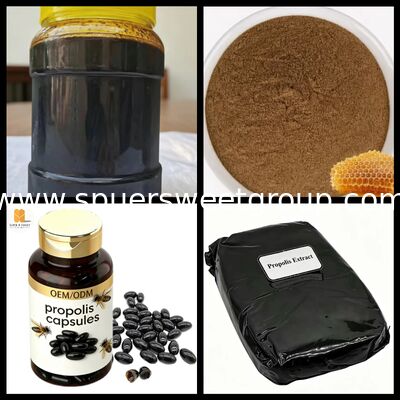 Wholesale 100% Pure Natural Bee Propolis Liquid Extract Alcohol Water Soluble High Flavonoids Bulk for Immune Health Support